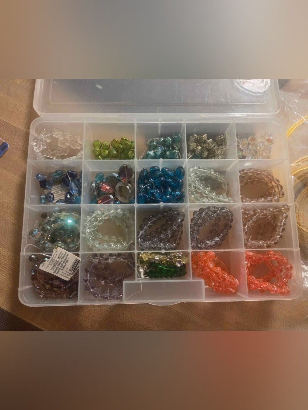 Large Lot Of Glass Beads